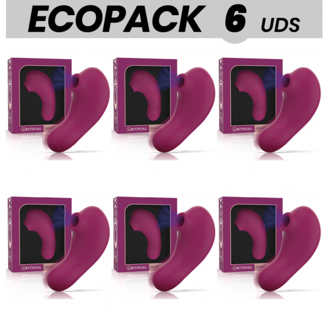 ECOPACK 6 UNIT - RITHUAL STIMOLATORE CLITORIDE TASCABILE SHUSHU PRO 2 POTENTI MOTORI ORCHIDEA