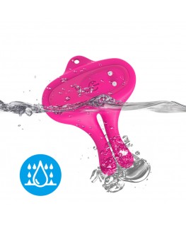 ARMONY - MORSETTI PER CAPEZZOLI MAGNETICI VIBRANTI A FORMA DI CONIGLIO ROSA