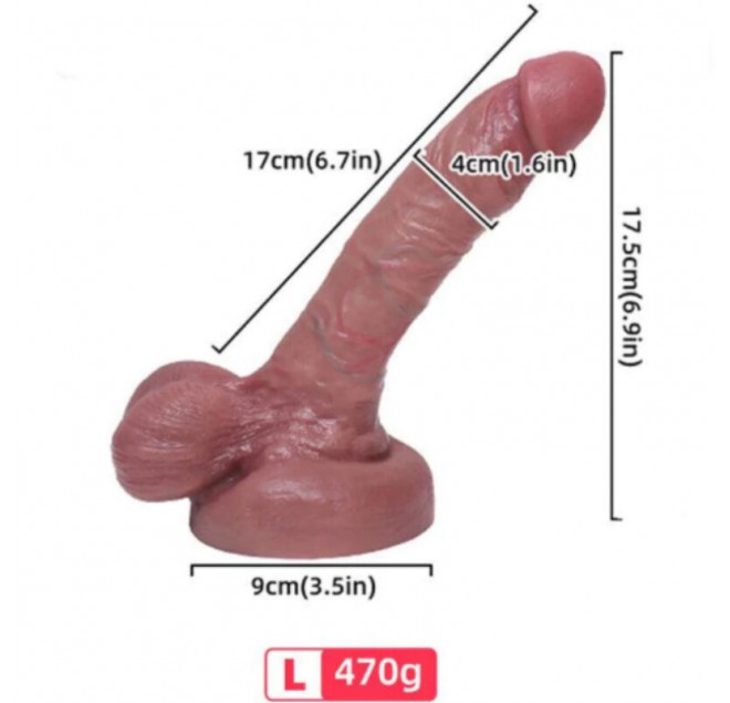 ARMONY - DILDO REALISTICO IN SILICONE LIQUIDO 17 CM