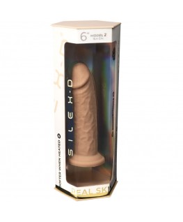 SILEXD - MODELLO PENE REALISTICO 2 SILICONE TERMOREATTIVO PREMIUM 15,4 CM