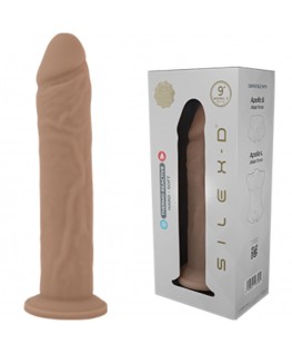 SILEXD - MODELLO PENE REALISTICO 9 SILICONE LIQUIDO 22,8 CM