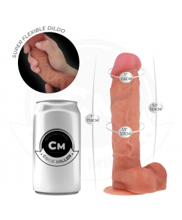 COCK MILLER - DILDO ARTICOLABILE IPERREALISTICO 17,8 CM