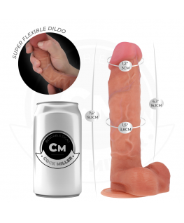COCK MILLER - DILDO ARTICOLABILE IPERREALISTICO 19,3 CM