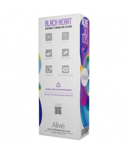 ALIVE - STIMOLATORE ANALE BLACK HEART TEAL