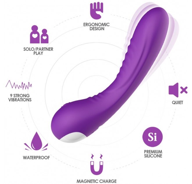 ARMONY - VIBRATORE LEGEND IN SILICONE VIOLA