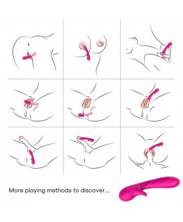 ARMONY - VIBRATORE ROMANCE CON STIMOLATORE FUCSIA