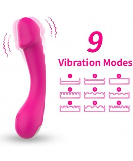 ARMONY - DILDO VIBRATORE G-SPOT IN SILICONE FUCSIA