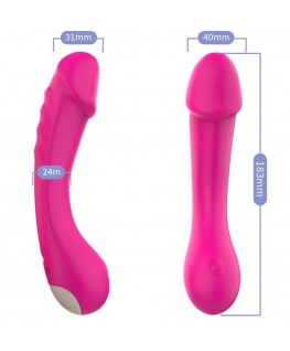 ARMONY - DILDO VIBRATORE G-SPOT IN SILICONE FUCSIA