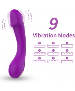 ARMONY - DILDO VIBRATORE G-SPOT IN SILICONE VIOLA