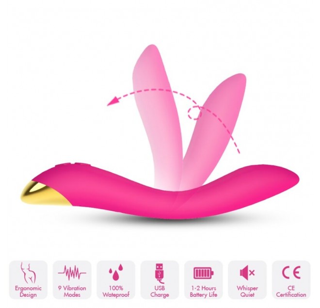 ARMONY - VIBRATORE FLAMINGO MULTIPOSIZIONE FUCSIA