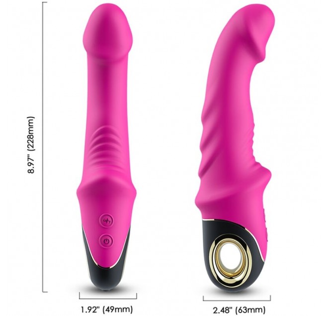 ARMONY - JOYBLADE DILDO VIBRATORE ROTATORE FUCSIA