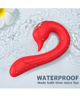 ARMONY - VIBRATORE DELFIN MULTIPOSIZIONE ED EFFETTO CALORE ROSSO