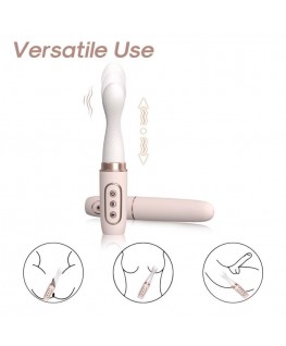 ARMONY - VIBRATORE ROTATORE E MACCHINA TELESCOPICA AUTOMATICA GIALLO