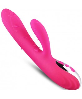ARMONY - VIBRATORE E STIMOLATORE FLESSIBILE CON EFFETTO CALORE FUCSIA