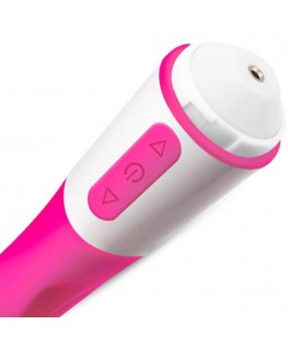 ARMONY - VIBRATORE HAPPY E STIMOLATORE FUCSIA RICARICABILE