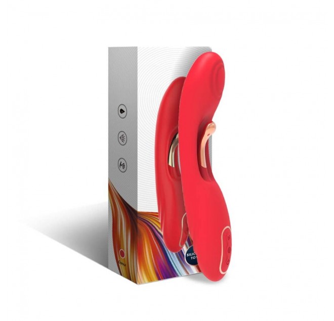 ARMONY - VIBRATORE CON LINGUA OSCILLANTE ROSSO