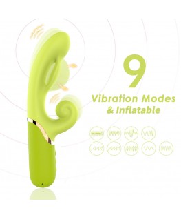 ARMONY - GONFIATORE PUNTO A PER STIMOLATORE VIBRATORE VERDE