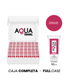 MOQ 200 - AQUA TRAVEL LUBRIFICANTE A BASE ACQUA AL GUSTO DI LAMPONE SELVATICO - 50 ML