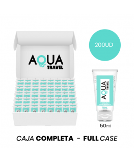 MOQ 200 - AQUA TRAVEL LUBRIFICANTE A BASE ACQUA GUSTO FRUTTI TROPICALI - 50 ML