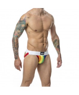 MOB - JOCK STRIPE CLASSICO ARCOBALENO TAGLIA M