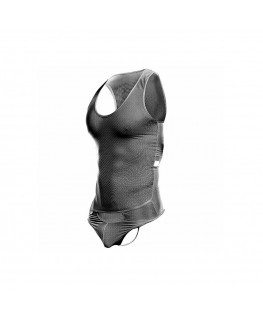 MOB - BODYSHEER NERO TRASPARENTE TAGLIA L/XL