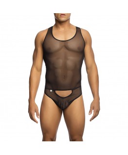 MOB - BODYSHEER NERO TRASPARENTE TAGLIA S/M