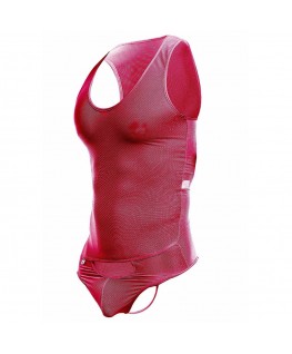 MOB - BODYSHEER ROSSO TRASPARENTE TAGLIA S/M