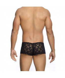 MOB - BOXER IN PIZZO NERO TAGLIA L/XL