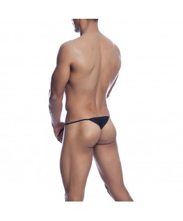 MOB - PERIZOMA IN MICROFIBRA NERA TAGLIA L/XL