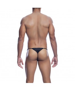 MOB - PERIZOMA IN MICROFIBRA NERA TAGLIA L/XL