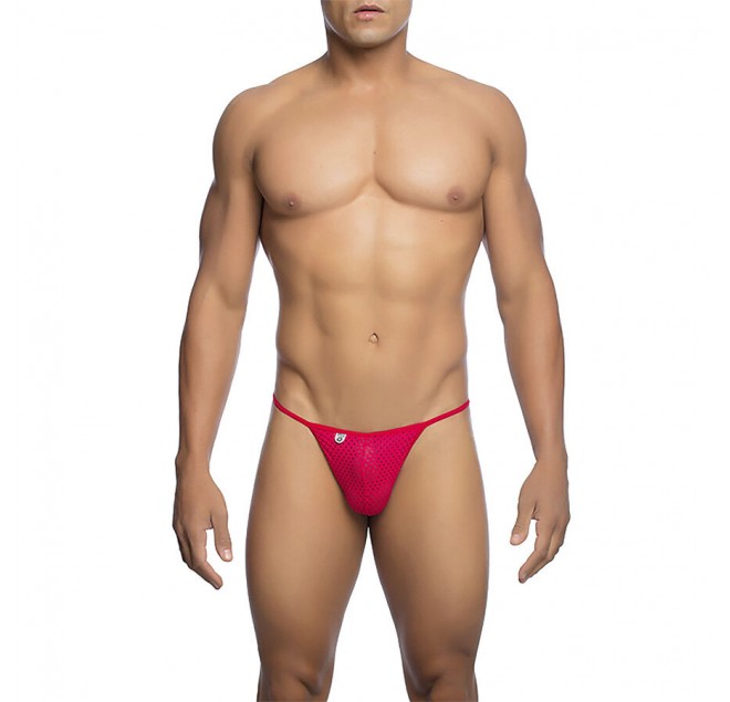 MOB - PERIZOMA IN MICROFIBRA ROSSO TAGLIA L/XL