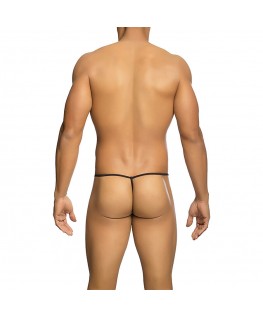 MOB - PERIZOMA TRASPARENTE A FORMA DI T NERO TAGLIA L/XL