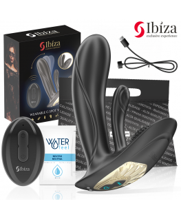 IBIZA - VIBRATORE INDOSSABILE CON STIMOLAZIONE DEL PUNTO G E DEL CLITORIDE CON TELECOMANDO