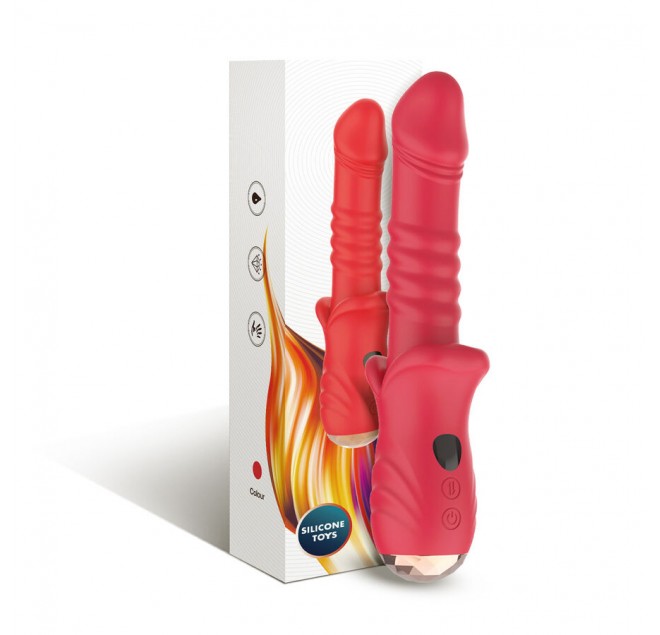 ARMONY - POINT A DILDO VIBRATORE STIMOLANTE ROSSO