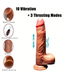 ARMONY - VIBRATORE DILDO REALISTICO TELECOMANDO 22.5 CM