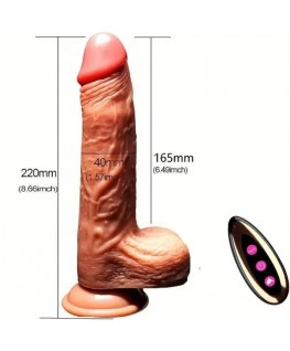 ARMONY - VIBRATORE DILDO REALISTICO TELECOMANDO 22.5 CM