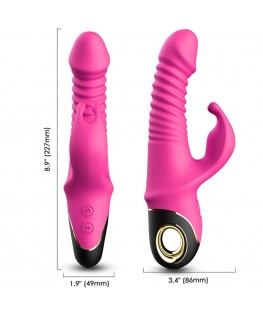 ARMONY - VIBRATORE ZING DILDO CONIGLIO FUCSIA