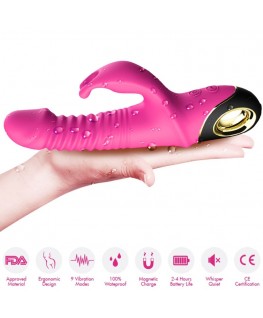 ARMONY - VIBRATORE ZING DILDO CONIGLIO FUCSIA