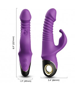 ARMONY - VIBRATORE ZING DILDO CONIGLIO VIOLA