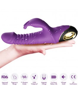 ARMONY - VIBRATORE ZING DILDO CONIGLIO VIOLA