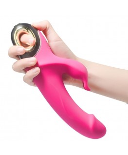 ARMONY - METEROR DILDO VIBRATORE RABBIT ROTATOR FUCSIA