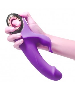 ARMONY - METEROR DILDO VIBRATORE CONIGLIO VIOLA