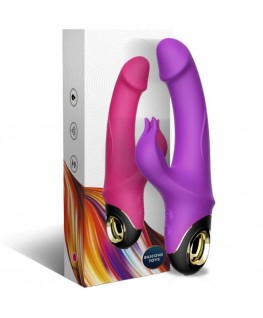 ARMONY - METEROR DILDO VIBRATORE CONIGLIO VIOLA