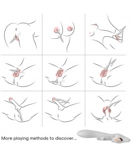 ARMONY - VIBRATORE ELK RABBIT CURVO ROSSO