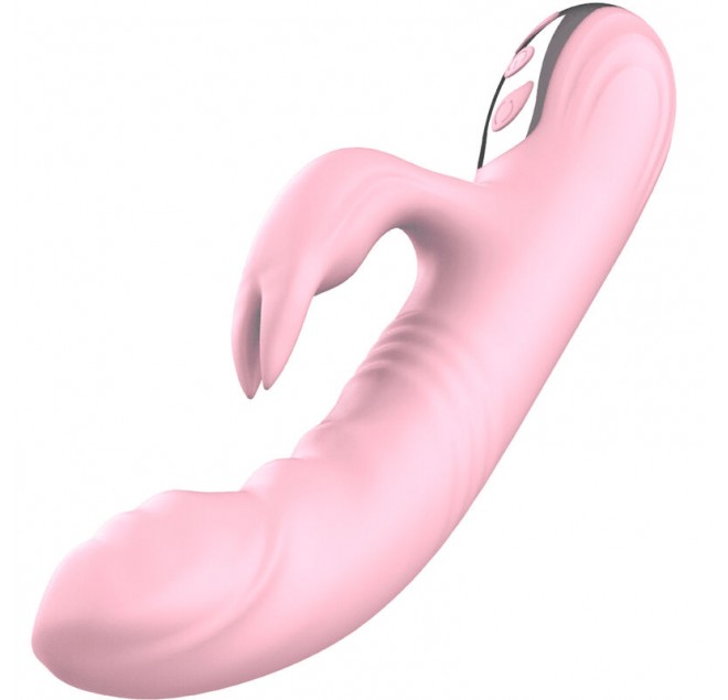 ARMONY - VIBRATORE COMPLETAMENTE FINGER RABBIT ROSA EFFETTO CALORE