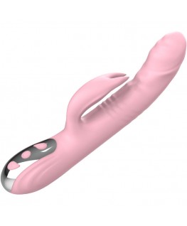 ARMONY - VIBRATORE COMPLETAMENTE FINGER RABBIT ROSA EFFETTO CALORE