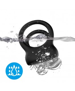 ARMONY - VIBRATORE DOPPIO ANELLO NERO