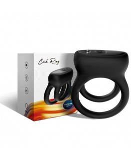 ARMONY - VIBRATORE DOPPIO ANELLO NERO