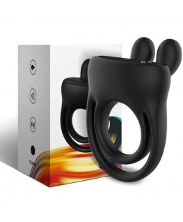 ARMONY - ANELLO VIBRATORE RABBIT NERO