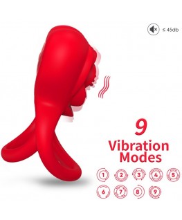 ARMONY - ANELLO VIBRATORE CUORE ROSSO